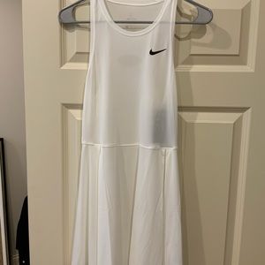 Nike Dri-fit woman’s Size S tennis dress.  White.  Never worn.